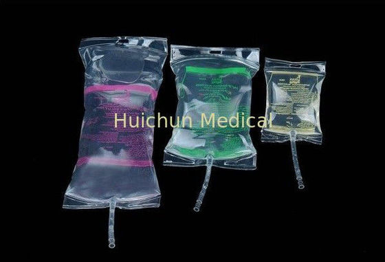 Gravure que imprime o saco descartável intravenoso da infusão do PVC