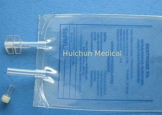 Alta temperatura que plastifica sacos da infusão do PVC 1000ml